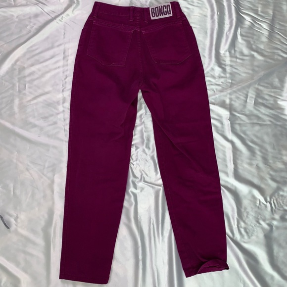𓆉 Vintage Magenta Bongo Jeans 𓆉 - Picture 3 of 5